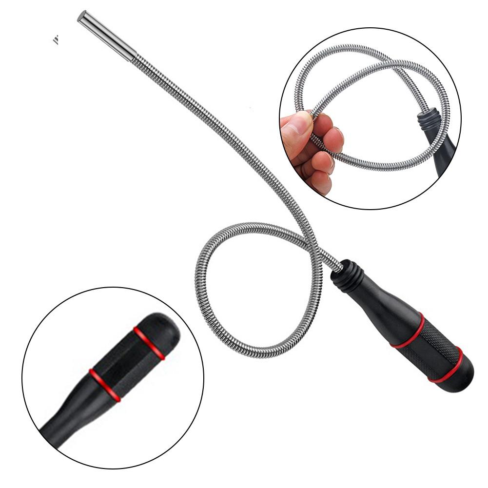 

Strong Magnetic Pickup Tool Nuts For Locate Falling Objects Rubber Anti-slip Handle Sink Drains Anti-slip Design Bolts China Mainland