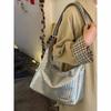 Large-capacity Woven Tote Bag Women's 2025 New Niche High-end Single Shoulder Tote Bag Versatile Commuter Bag