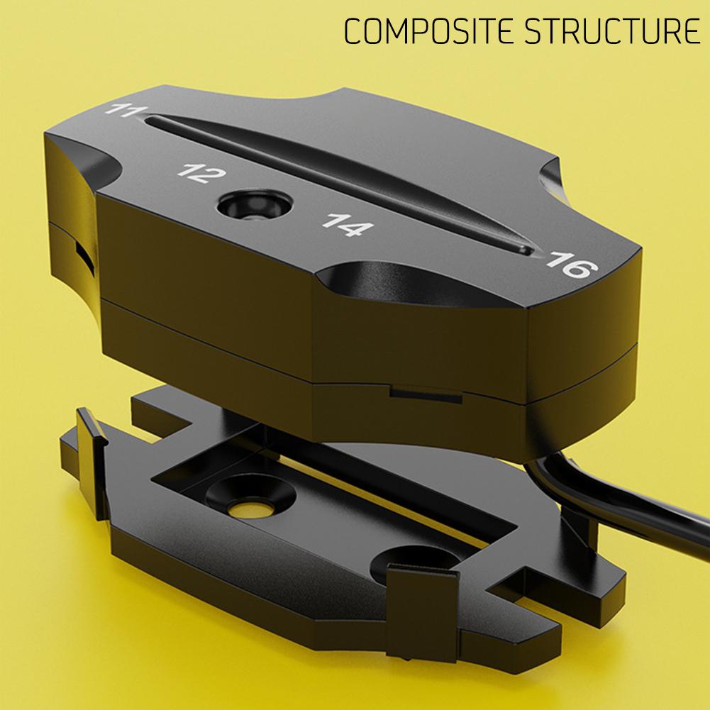 12V LED Tricolor Indicator Light Digital Panel Voltmeter Electric Voltage Meter Volt Tester For Auto Battery Car Motorcycle Ship