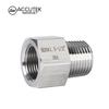 AW® 304 Stainless Steel Hex Adapters Connector Female To Male Pipe Fitting Thread BSP 1/8"1/4"3/8"1/2"3/4"High Pressure 6000psi