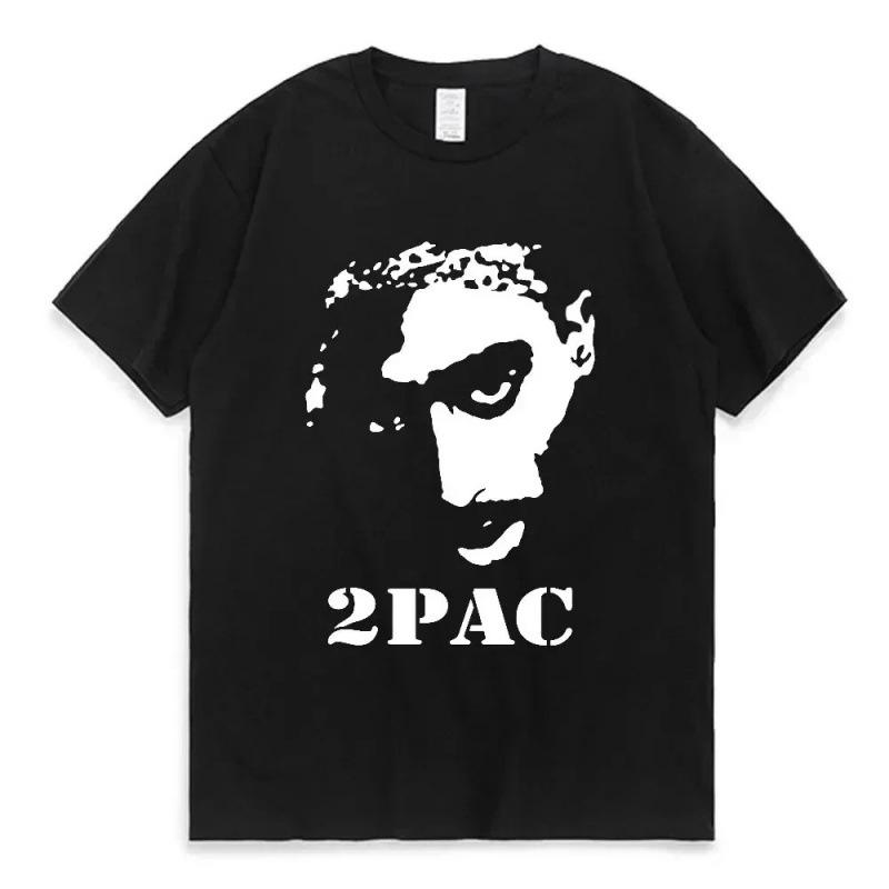 Women's T-shirt Rapper Tupac Tops Hip Hop Setwear