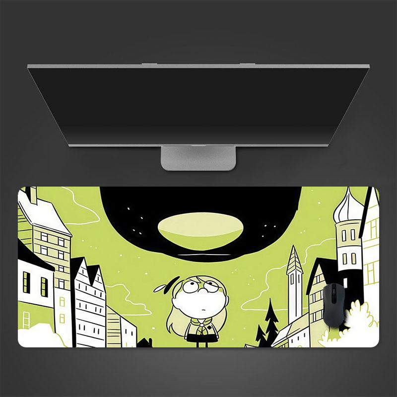 Hilda Mouse Pad, Large Gaming Desk Mat, Non-slip XXL Mousepad for Laptop & Tablet, Mini PC Playmat with Stitched Edges