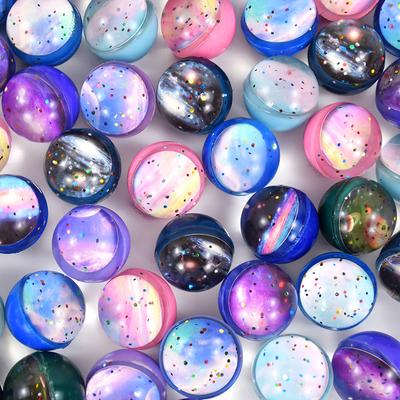 10ks 32mm Vesmírná hvězdná obloha Planeta Skákací míček Venkovní hračky pro děti Narozeninová párty Favos Pinata Fillers Vánoční dárek