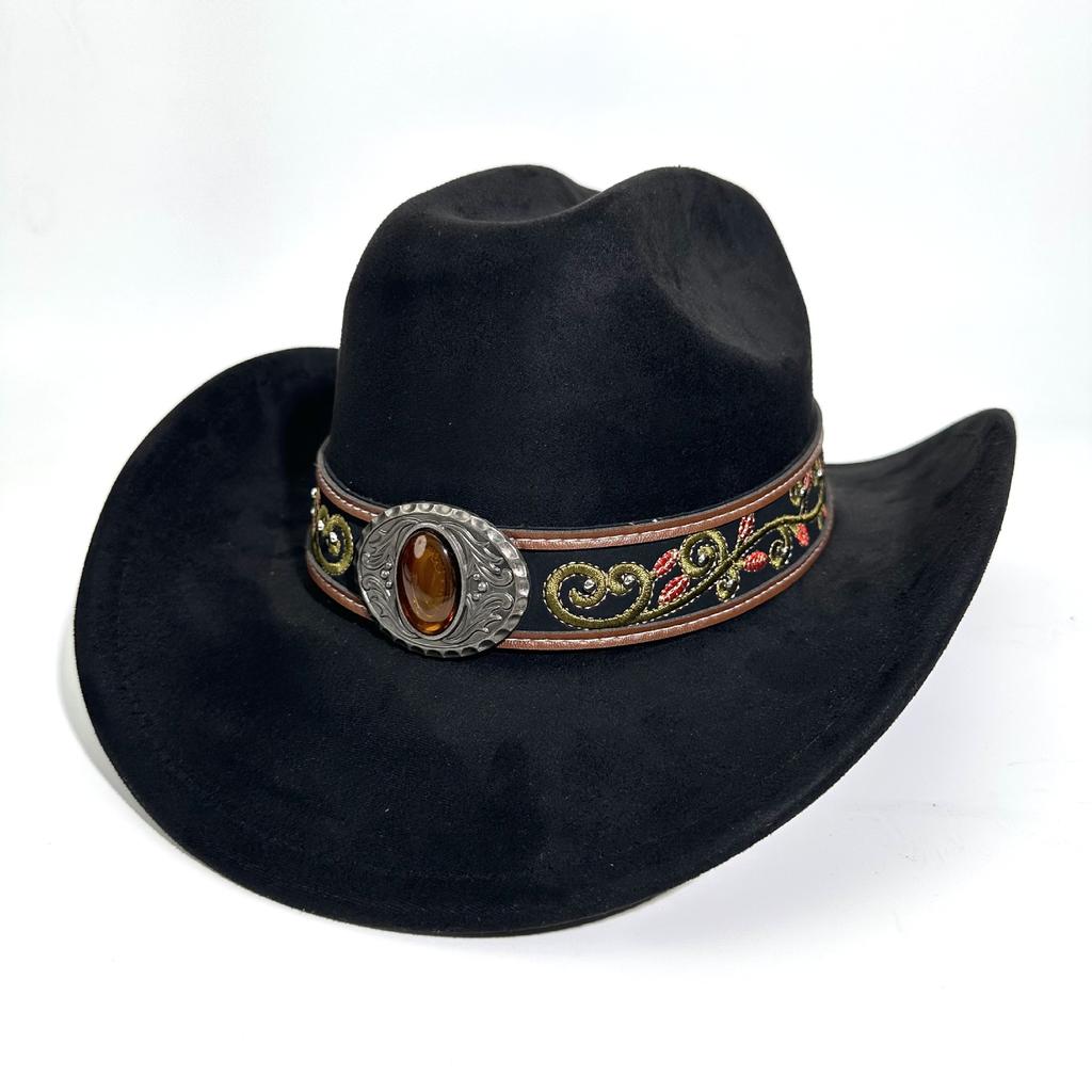 Festive Hat Party Festive Prom Show Cowboy Hat Sequined Cool Jazz Top Hat