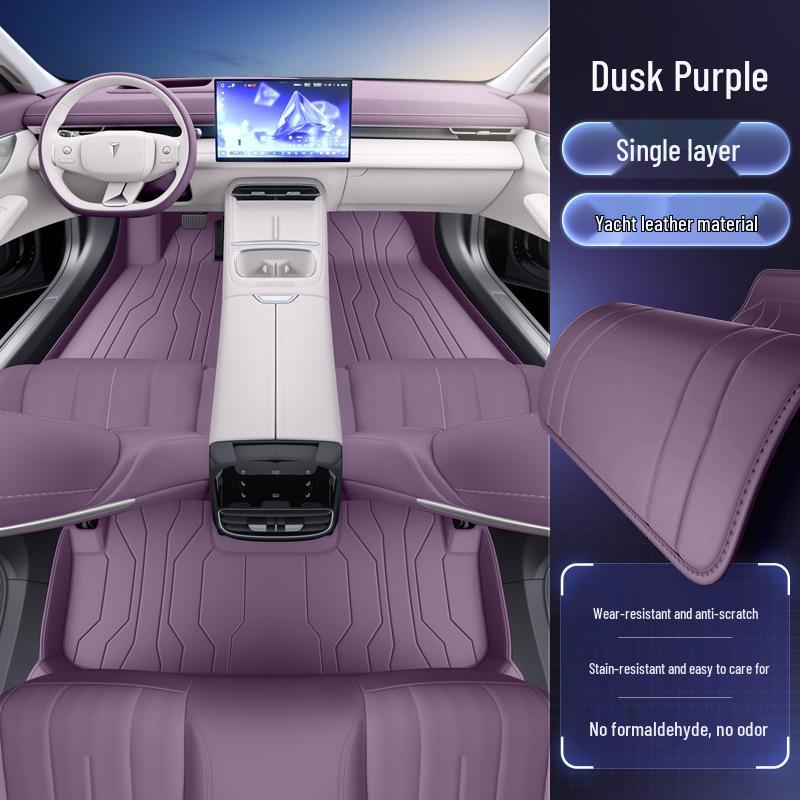 Deep Blue S07 Car Interior and Trunk Mat Set - 26-Piece Floor Mat Accessories