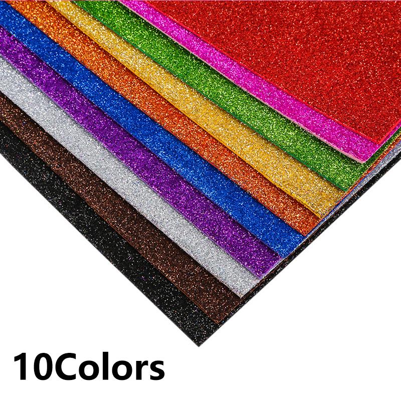 Set 10 Fogli Di Schiuma Adesiva Bifacciale, 2 Misure (10,8x14 E 15,2x21,6 Cm) Per Scrapbooking, Biglietti Fai Da Te E Artigianato.