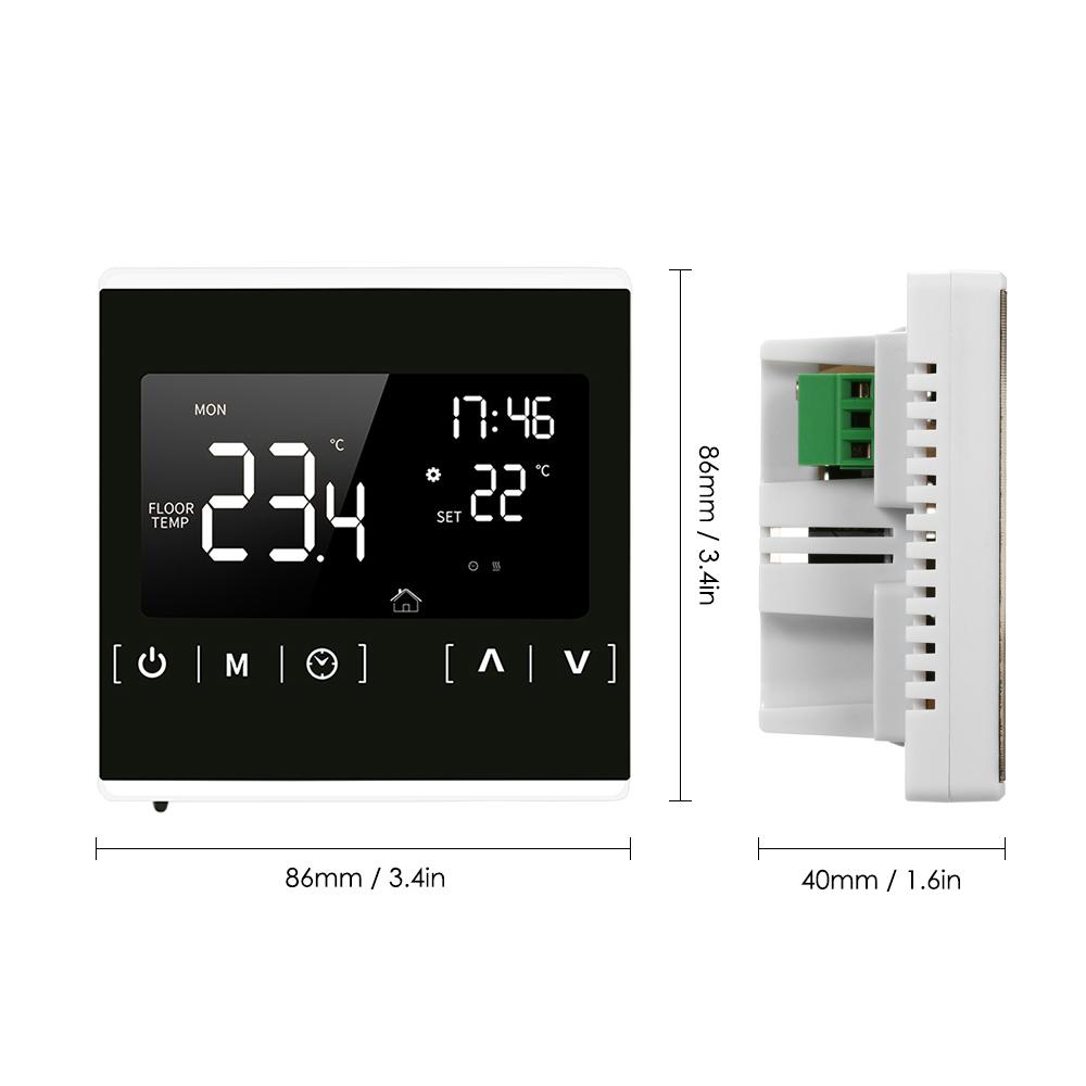 Smart LCD Touchscreen Thermostat for Home Programmable Electric Floor Heating System Thermoregulator AC 85-250V Temperature Controller