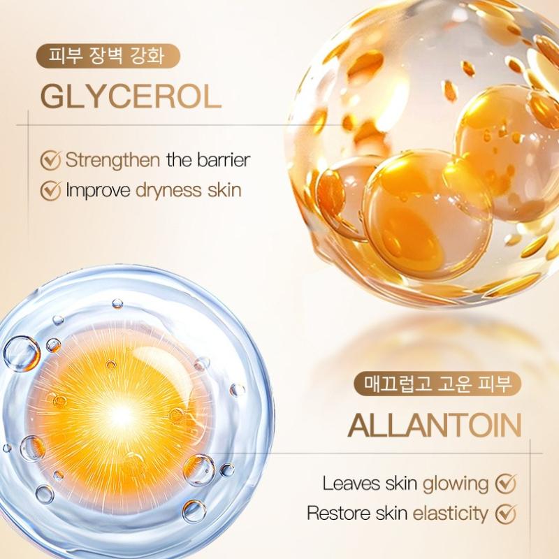 3 Stück Kollagen Vitamin C Hyaluronsäure Dreifarbig 30ml Maske Hautpflegeprodukte