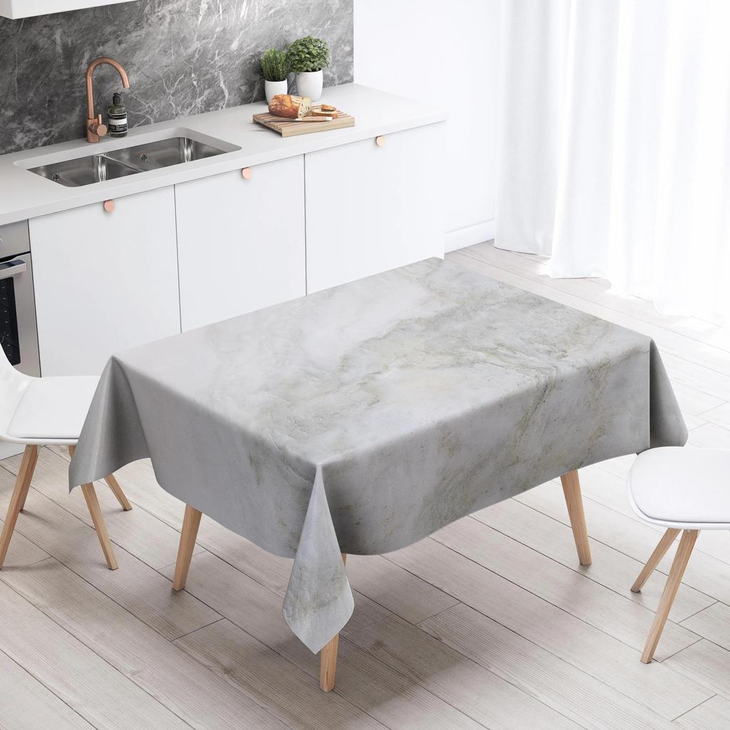 Marble Striped Tablecloth Home Decor Stain Resistant Waterproof Table Decoration Rectangular Kitchen Fireplace Tops