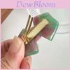 Elegant Acetate Bowknot Hair Clip For Women Stylish Fashionable Duckbill Claw Accessory In Yellow Striped Pink Blue Green Colors