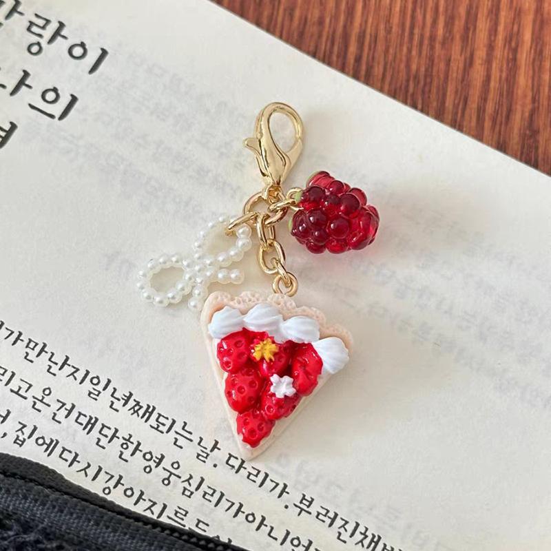 

Милый брелок-подвеска в виде яичного пирога, брелок для телефона, пончик, хлеб, кофе, изысканный рюкзак, украшения, аксессуары, подарки