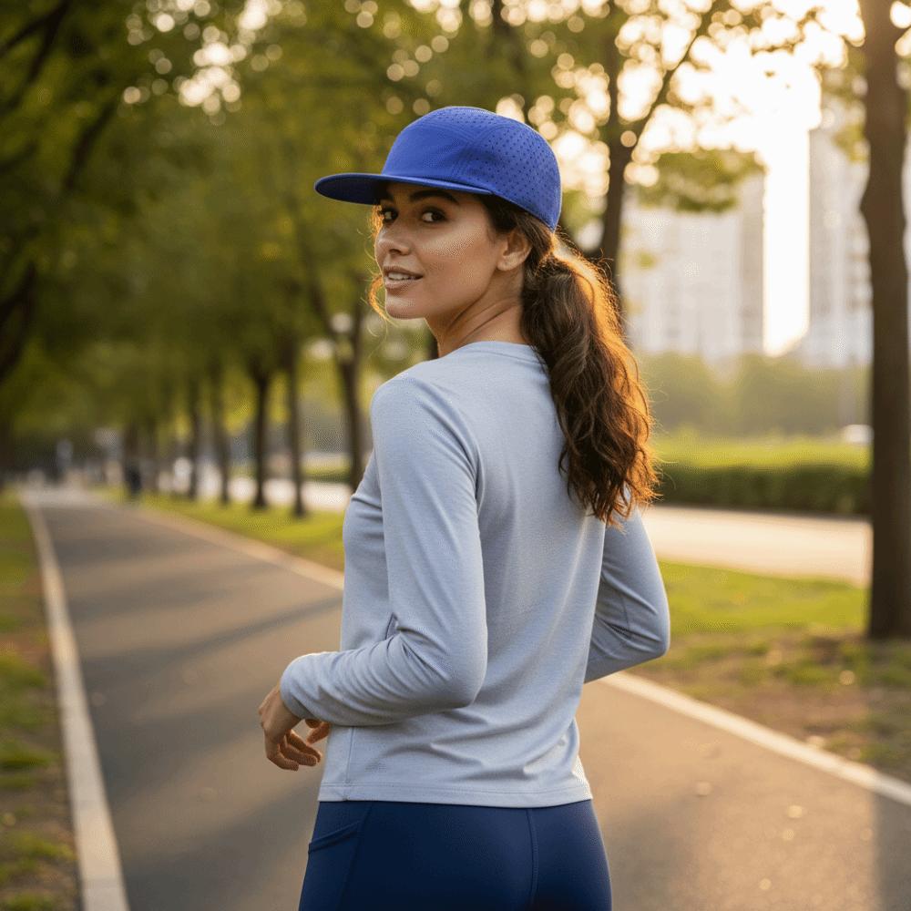 Weiche Laufkappe Schnelltrocknende Sonnenkappe Unisex Baseballkappe Radfahren