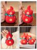 Auspicious Ruyi Gourd Plush Keychain - Cute DIY Schoolbag Ornament