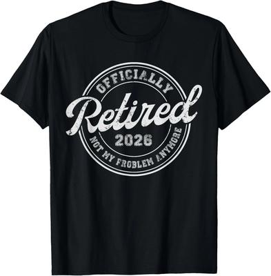 Im Ruhestand 2026 Nicht mehr mein Problem Lustiges Ruhestand 2026 T-Shirt unisex T-Shirt