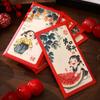 6pcs Traditional New Year Red Envelopes Red Envelopes Lucky Money Packets  Wedding Birthday