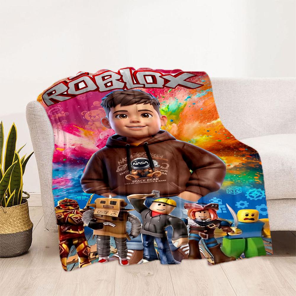 Coperta Roblox 112 Comoda Adatta per Sedia da Spiaggia Ufficio per Tutte le Occasioni Moderna Adatta per Regalo a Parenti e Amici