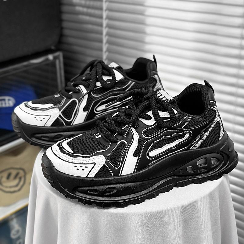 Fashion New High Quality Korean Men's Casual Sneakers Thick Soled Height Increasing Soft Soled Sports Running Shoes Zapatos Para Hombres