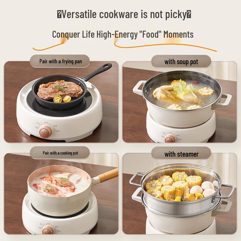 Midea 4.5L Multi-Functional Fast Boil Electric Hot Pot CN plug (adapter included)