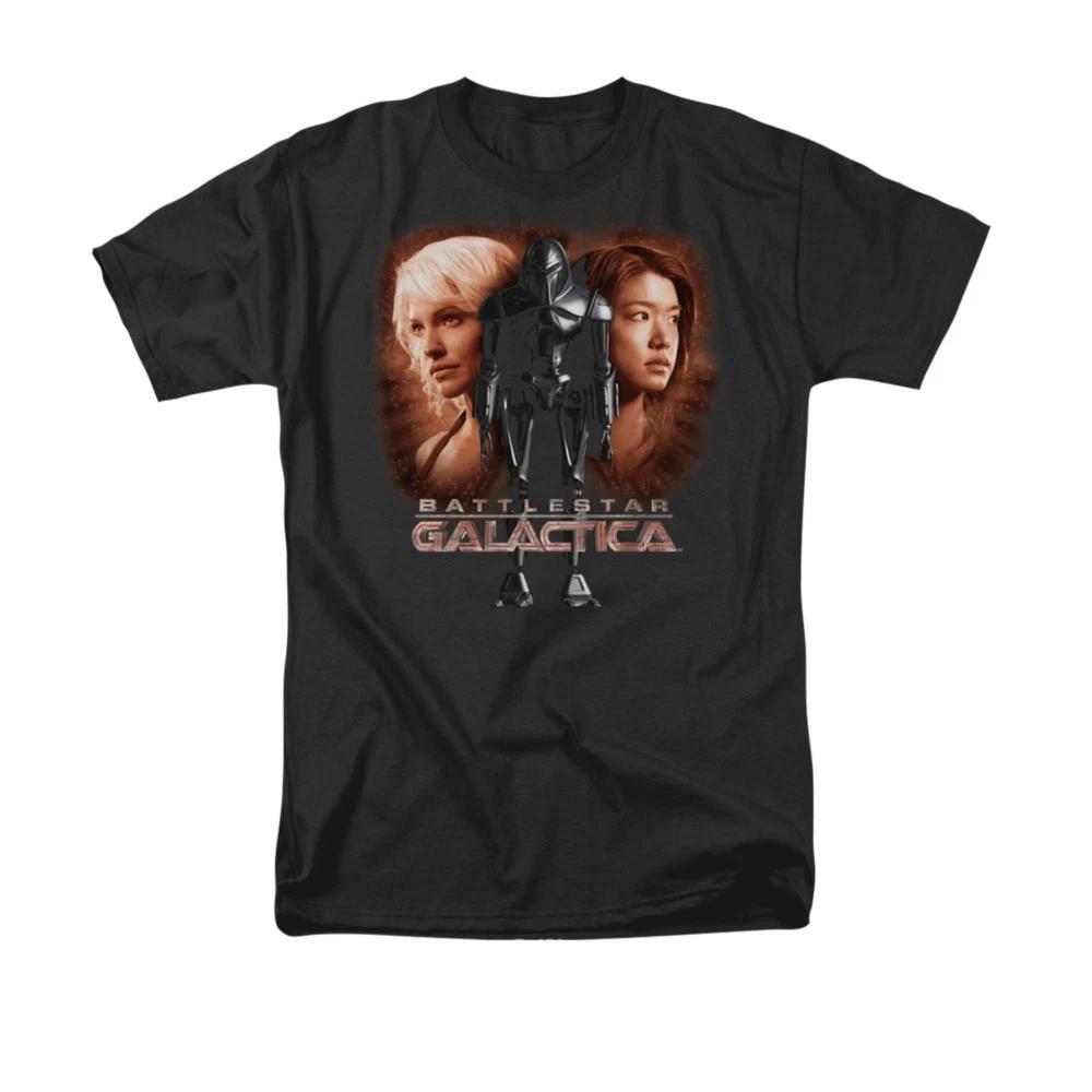 Battlestar Galactica - Created By Man - Adult Unisex T-Shirt - Black S