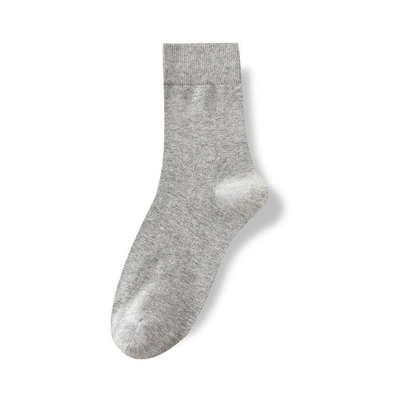 All-season Pure Cotton Men's Socks, Mid-calf Socks, Cotton Socks, Breathable, Sweat-absorbent, Antibacterial, Sports Antibacterial Long Stockings