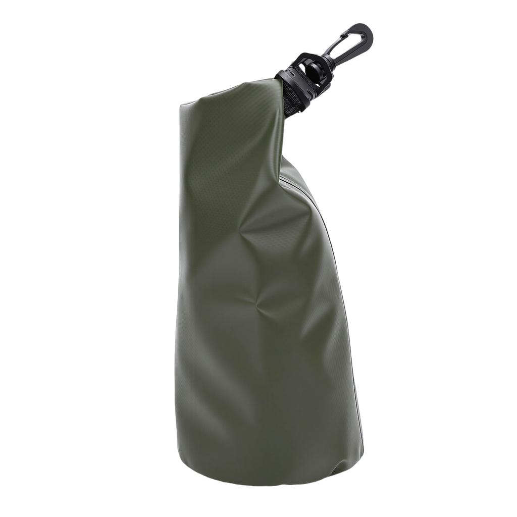 Bolsa de Armazenamento Externa de Nylon Bolsa de Acampamento para Mochila de Caminhada Mochilão Portátil Leve Capacidade de 2L Verde