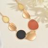 European American Fashion Irregular Geometric Link Necklace Niche Design Christmas Gift Clothing Accessories For Women
