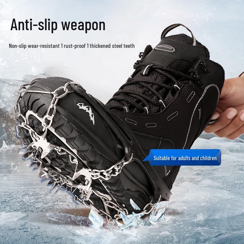 Kanle Outdoor Ice Cleats Anti-Slip Shoe Covers
