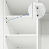100Pcs Zinc Alloy Kitchen Cabinet Pegs Bookcase Pin Shelf Support Pin Replacement Bookshelf Pegs Easy to Install