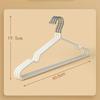 10/20pcs Iron Clothes Hanger Non-slip Coated Metal Suit Hangers Metal Shirt Jacket Hanger with Round Notches for Dress Hangers