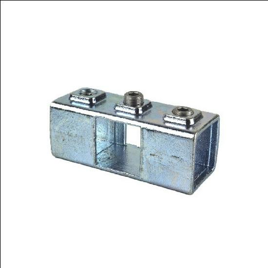 40×40mm Vierkantrohr 4-Wege T-Verbinder Klemme (Schweißfrei)