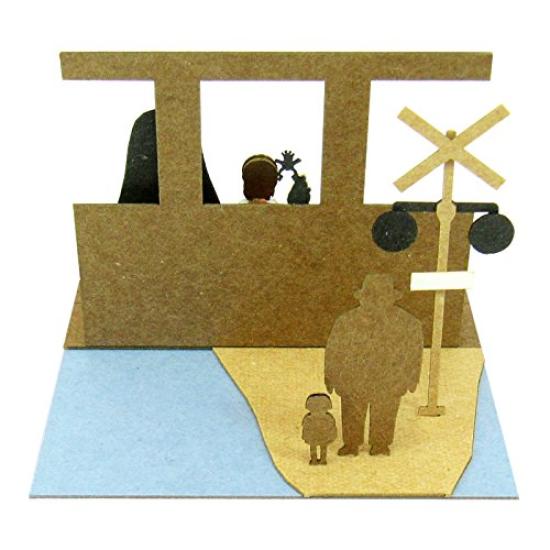 Sankei Studio Ghibli Mini Spirited Away Kustjärnväg Pappershantverk Icke-skala MP07-15