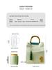 Creative Green Tea Ceramic Canister with Fresh Cloth Bag for Longjing, Maojian, Biluochun, Gyokuro - Empty Gift Packaging Box.
