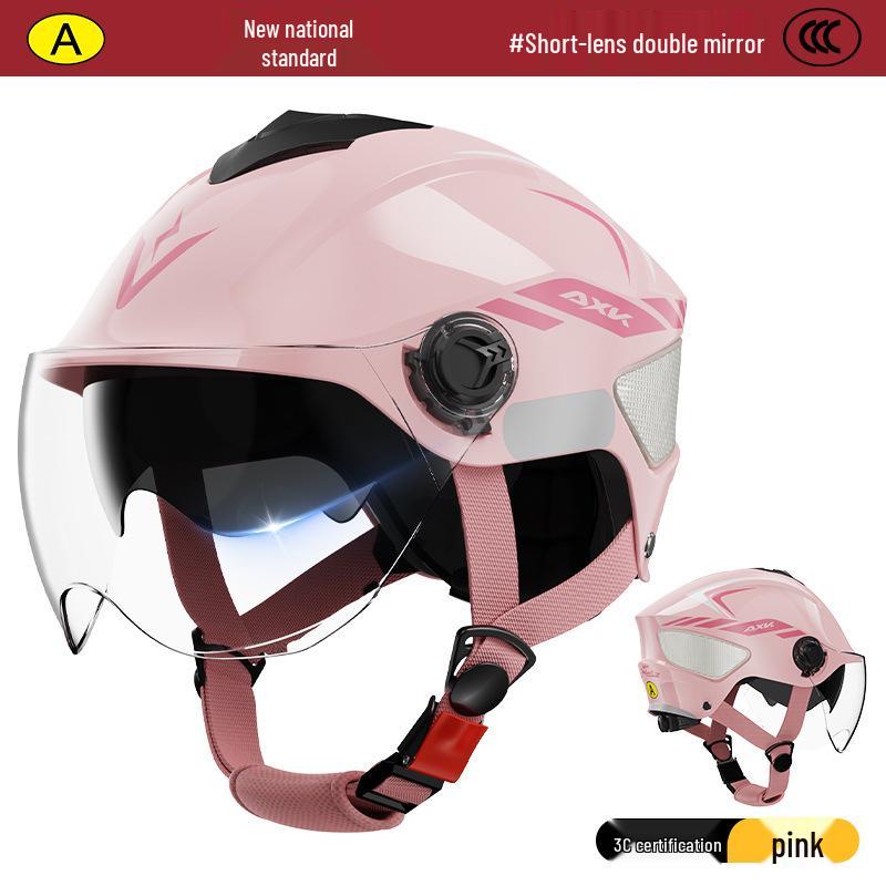 3C Certified Summer Electric Motorcycle Helmet: Sun Protection, Safety, Universal Fit for Men and Women