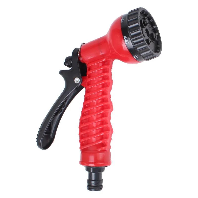 1PC Plastic Multi-functional Garden Watering Spray Gun Garden Tools Watering Flowers Spray Gun Agricultural Irrigation красный