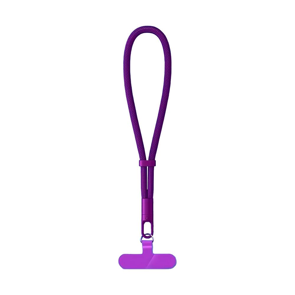 Lanière de téléphone universelle avec clip Améliorée Anti-chute Rotation à 360° Sangle réglable pour le cou/porté en bandoulière pour tous les étuis de téléphone