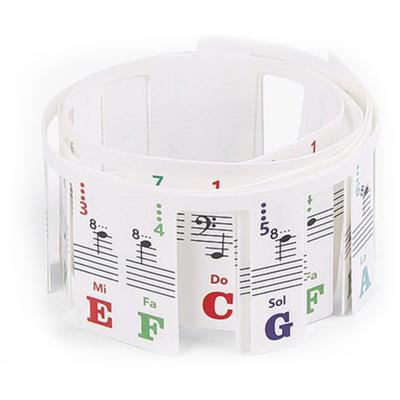 Piano 88 Key Sticker Beginner Keyboard Note Marker Piano Removable Key Stickers For Beginners Kids Electronic Piano Note Bar