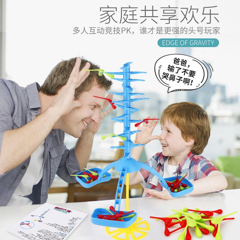 Gravity Balance Bird Game Table Parent-Child Interactive Table Game Multiplayer Leisure Fun Kindergarten Toys