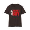 Mama's Boy Horror Mask T-Shirt | Jason Inspired Typography Tee