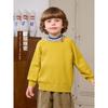 Right European Style Boys' Diagonal Zipper Casual Knit Pullover Sweater 2025 Winter New Children's Clothing Baby Top