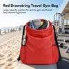 Drawstring Backpack Large Capacity Water Resistant Nylon Gym Bag for Travel and Sports Lightweight Sack for Men Women
