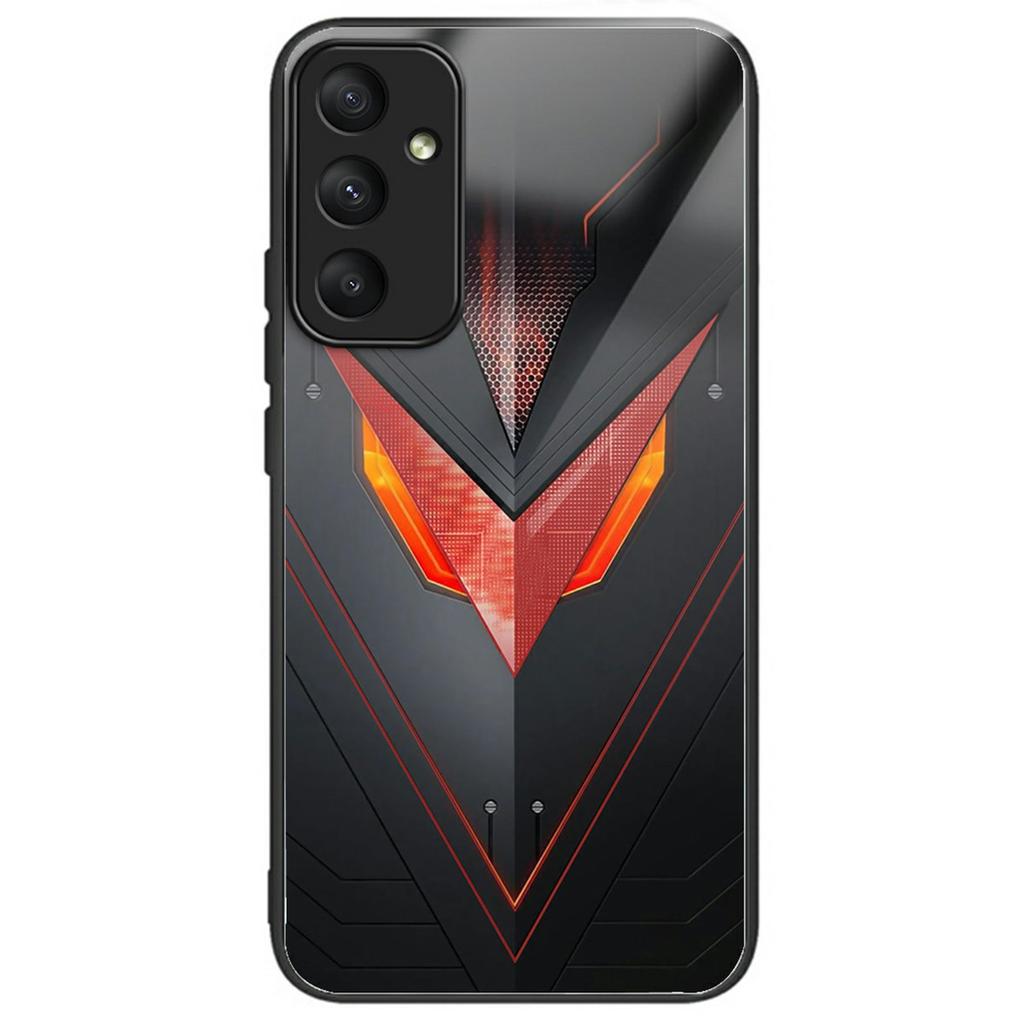 For Samsung Galaxy A36 5G Case Tempered Glass TPU Drop-Proof Pattern Printing Phone Cover