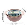 10Pcs Plastic Mixing Bowl Set Colorful Nesting Bowls Sifter Colander Colorful Kitchen Accessories for Baking and Mixing
