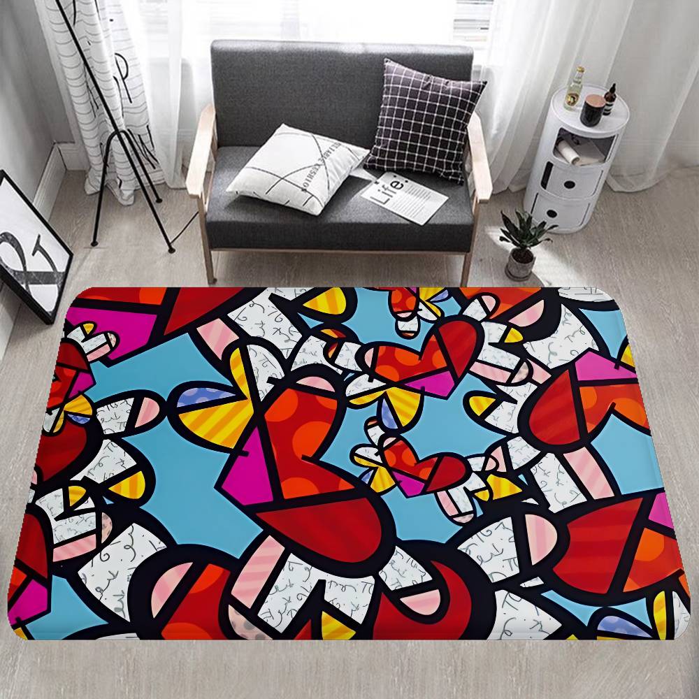 Britto Quick Drying Dish Door Mat Washable Non-Slip Living Room Sofa Chairs Area Mat Kitchen Doormat Area Rug
