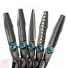 Preto, tesoura de cabelo, tesoura de cabelo, tesoura reta, tesoura de franja, chifres, dentes de espinha de peixe, tesoura de dentes que não marcam