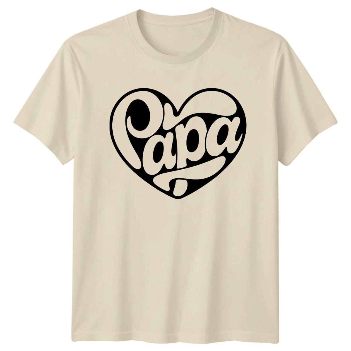 Papa Mens T-Shirt Retro Papa Fatherhood Fathers Day Gift For Him L