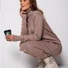 Elegant Solid Color Knitted Dress Women Loose Turtleneck Long Sleeve Female Sweater Autumn Winter Fashion Lady Knitwear