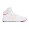 (PS) adidas Hoops Mid 3.0 K 'White Pink' Kids' HP6158