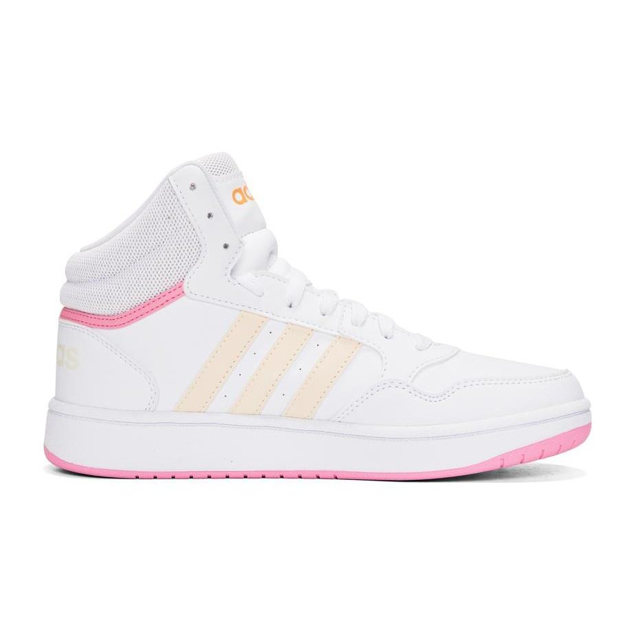 (PS) adidas Hoops Mid 3.0 K 'White Pink' Kids' HP6158