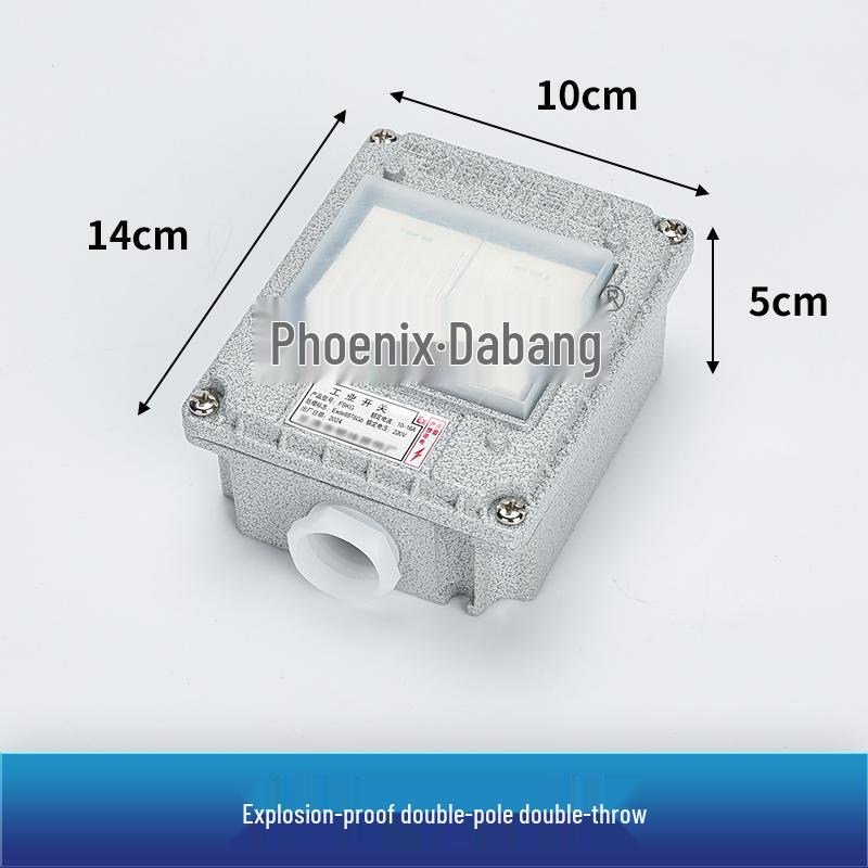 86 Type Industrial Explosion-Proof Wall Switch & Socket with Lighting Switch - EX Certified, 220V
