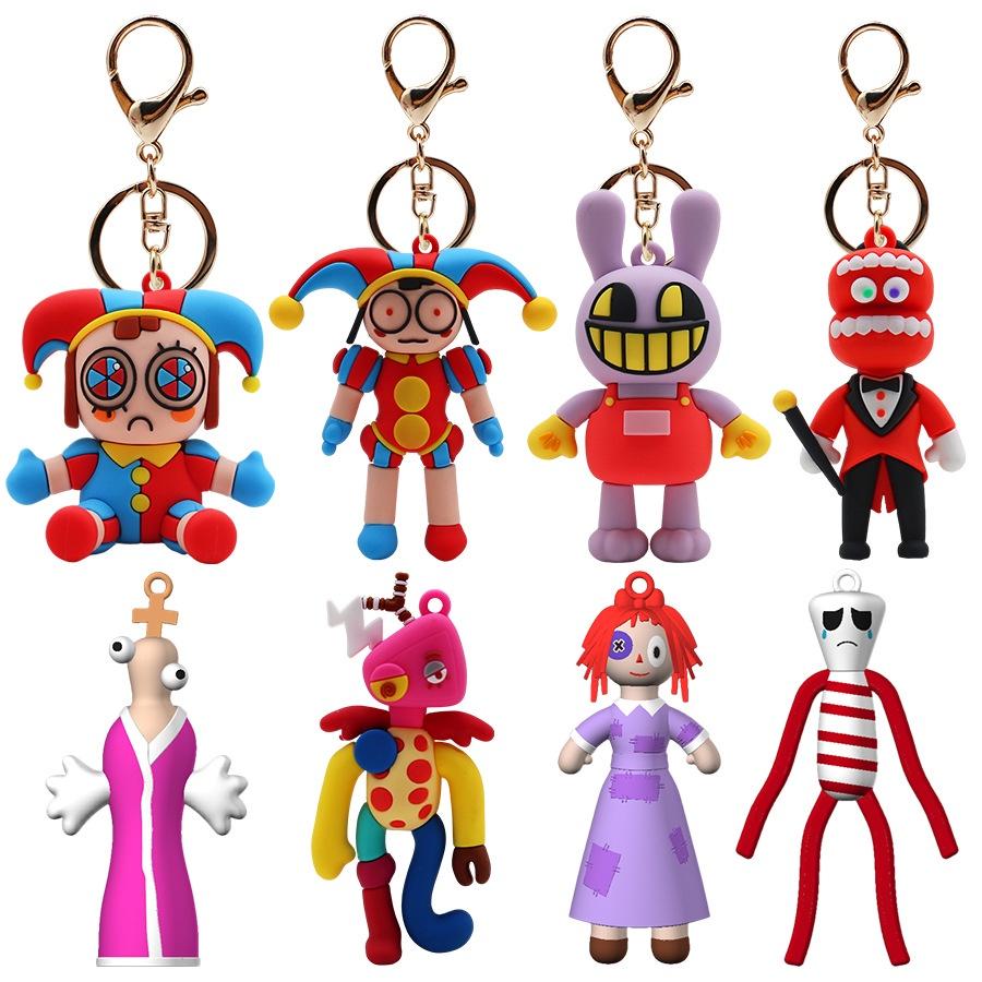 Llavero Único de Conejo del Circo Digital Gran Idea de Regalo Para Amigos Familiares Y Colegas